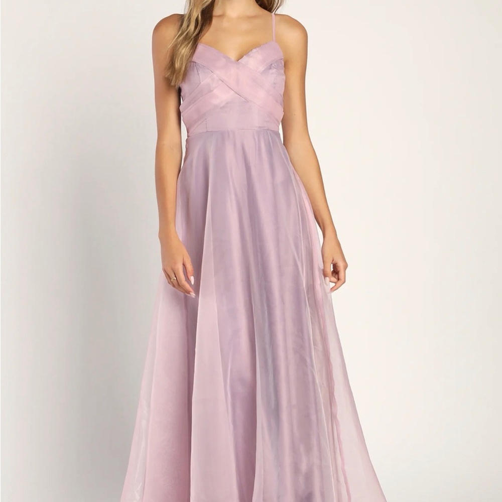 Lulus Endlessly Angelic Lavender sleeveless dress Sz XL (runs small, like M/L) - Picture 1 of 8